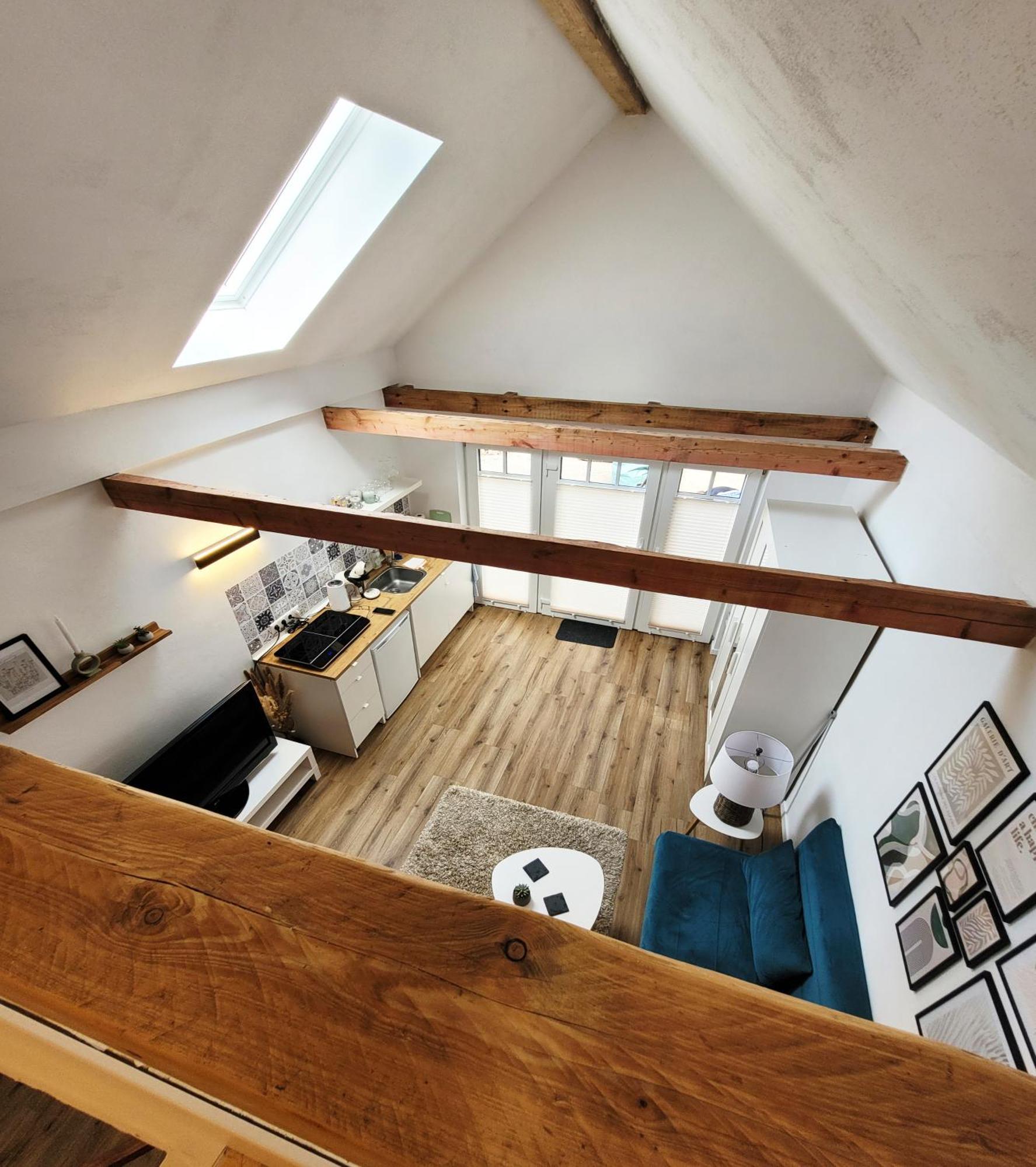 Modernes 1-Zimmer-Apartment Mit Galerie-Schlafkoje Im Skandinavischen Stil Ostenfeld  Exterior foto