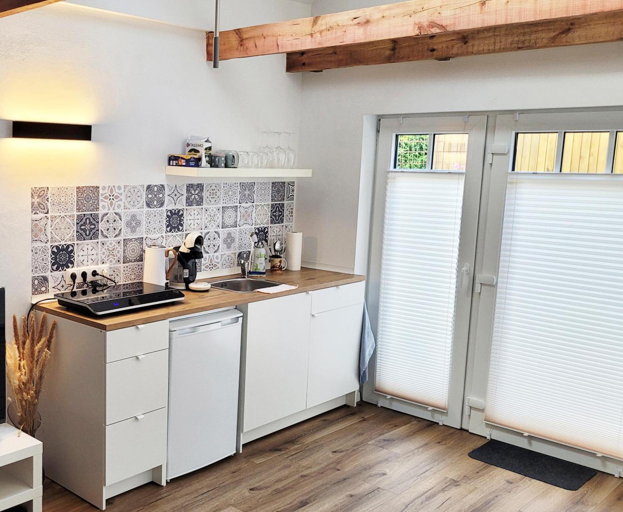 Modernes 1-Zimmer-Apartment Mit Galerie-Schlafkoje Im Skandinavischen Stil Ostenfeld  Exterior foto